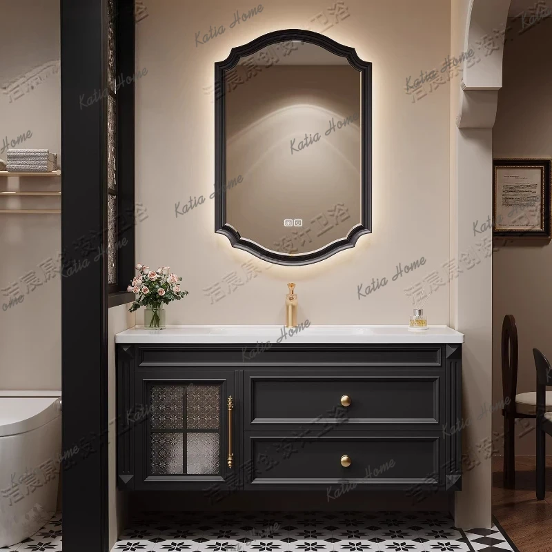 Home Bathroom Vanity Combo - YJ Toilet Sink Bathroom Cabinets Narrow