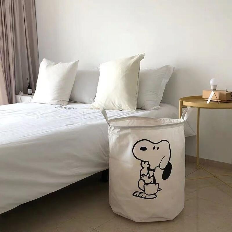 Snoopy Cotton Fabric Laundry H - Home Edit Bathroom Storage recension och pris