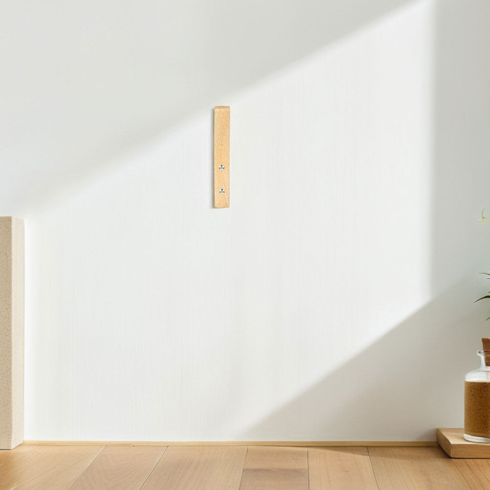Rustic Wooden Wall Hook Single - Home Bathroom Organizer recension och pris