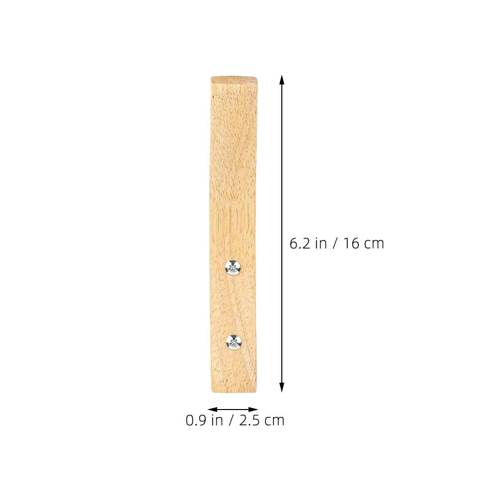 Rustic Wooden Wall Hook Single - Home Bathroom Organizer recension och pris