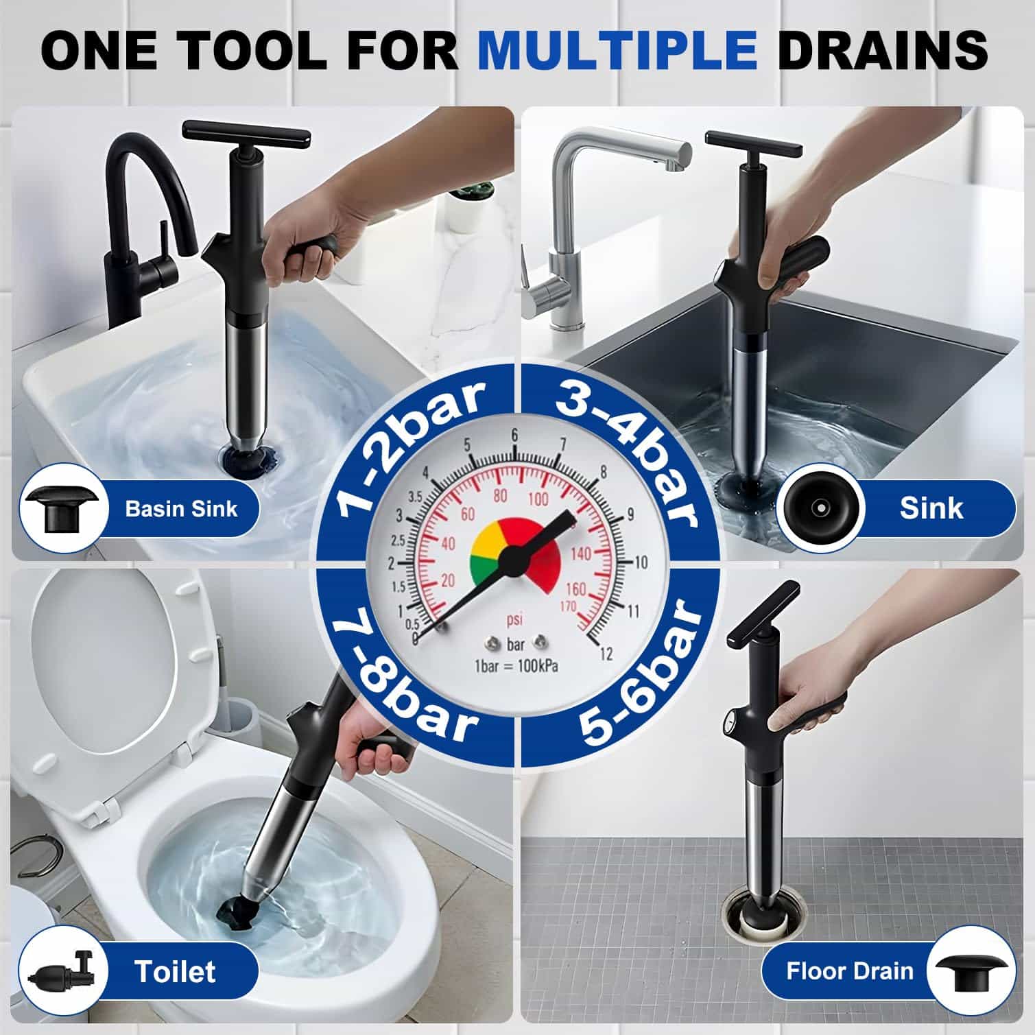 Toilet Plunge Blaster, High Pr - Plunger Toilet recension och pris